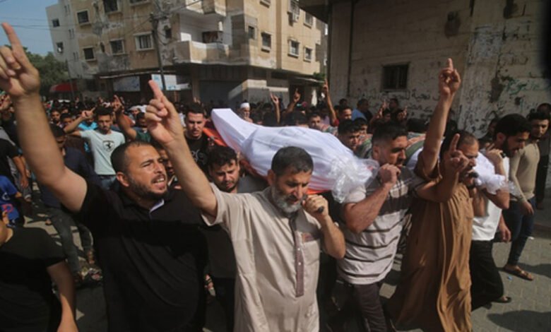 غزہ پر اسرائیلی جارحیت میں شہید ہونے والے فلسطینیوں کی تعداد 14500 سے تجاوز