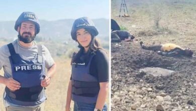 لبنان میں اسرائیلی بمباری، خاتون رپورٹر اور کمیرہ مین شہید