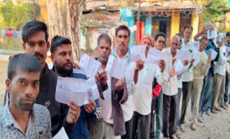 مدھیہ پردیش میں صبح 11 بجے تک اوسطاً 28.18 فیصد ووٹنگ