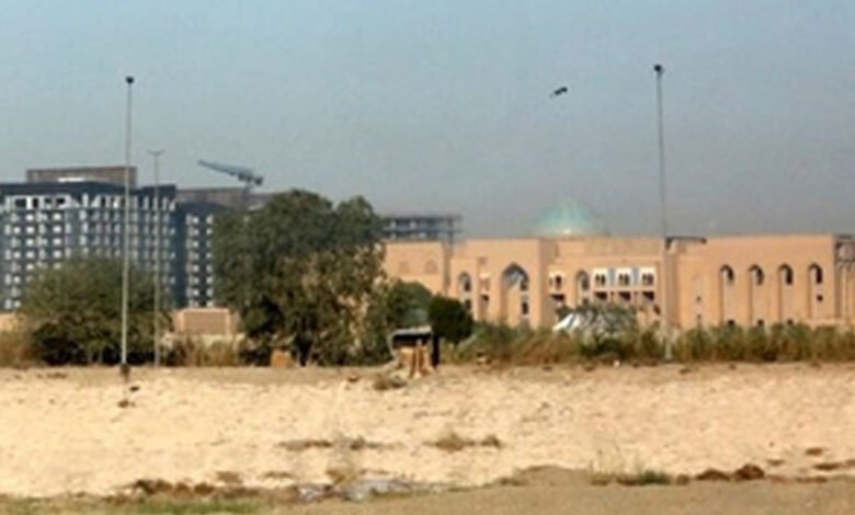 بغداد میں امریکی سفارت خانے کے قریب بم دھماکہ
