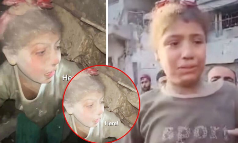 غزہ: مجھے نہیں پہلے میرے خاندان کو بچالو، ملبہ سے نکلنے والی بچی کی التجا (رُلادینے والی ویڈیو)