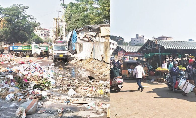 گڈی ملکاپور مارکٹ میں کچرے کے انبار اور تعفن, گاہکوں اور مقامی عوام کو تکالیف کا سامنا