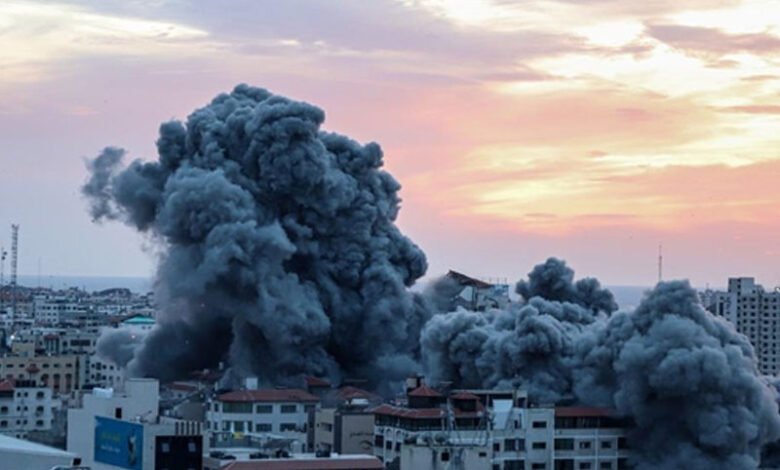 غزہ کی پٹی کے تمام علاقوں پر مسلسل اسرائیلی بمباری جاری