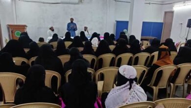 سلم علاقوں کی خواتین کے دین کی بقاء کے لیے چوکنا رہنا ضروری: مولانا غیاث احمد رشادی