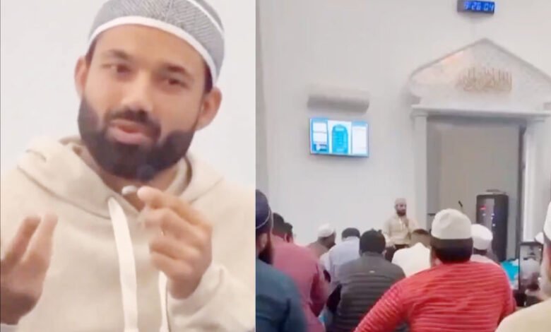 پاکستانی کرکٹر محمد رضوان کی مسجد میں درس دینے کی ویڈیو وائرل