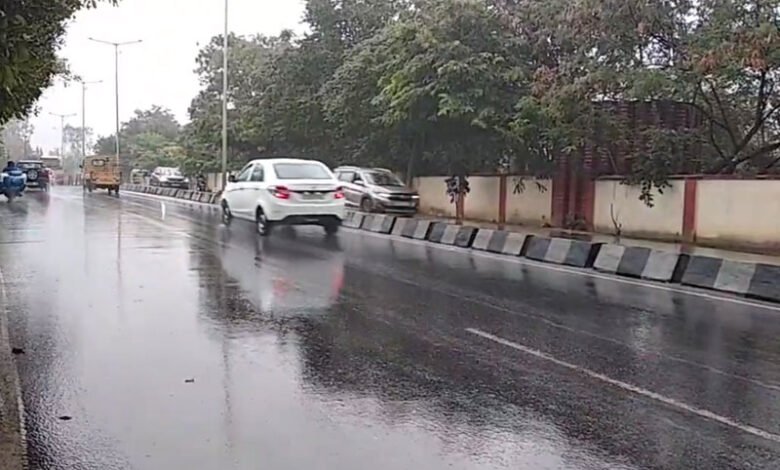 طوفان میچنگ۔حیدرآباد میں بارش