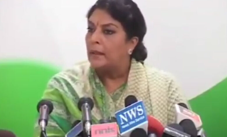بی آرایس کو ان کے امیدواروں کی وجہ سے شکست ہوگی:رینوکاچودھری