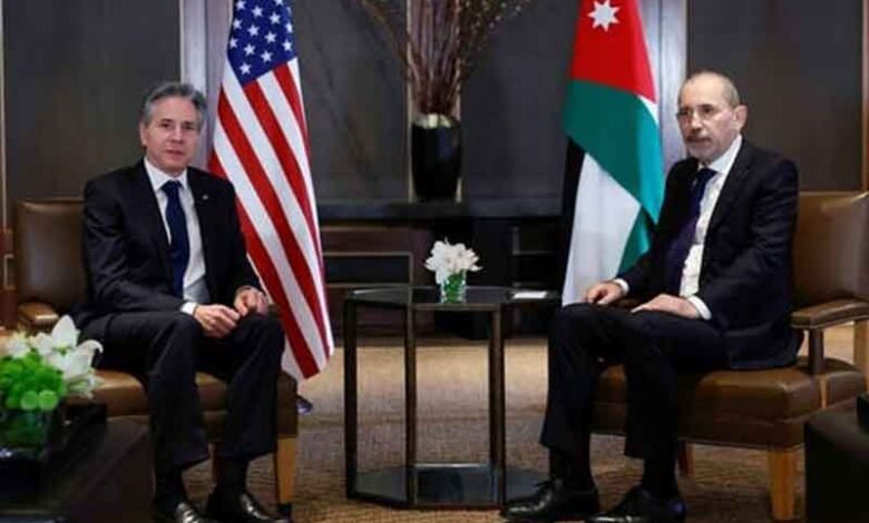 امریکی وزیر خارجہ کی شاہ اردن عبداللہ دوم سے ملاقات