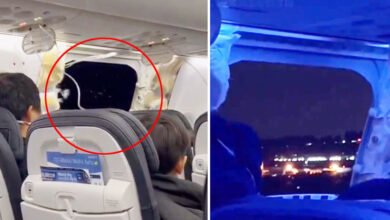 دوران پرواز طیارہ کا دروازہ ہوا میں اُڑ گیا، مسافرین کے ہوش اڑگئے ( خوفناک ویڈیو وائرل)