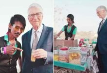بل گیٹس بھی ہندوستان میں ڈولی کی چائے کا مزہ لیتے ہوئے (ویڈیو وائرل)