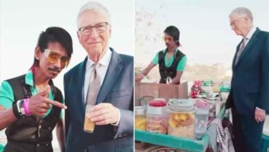بل گیٹس بھی ہندوستان میں ڈولی کی چائے کا مزہ لیتے ہوئے (ویڈیو وائرل)