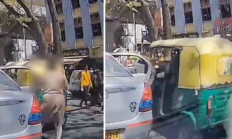 کار میں سوار خاتون کی غلطی حادثہ کا سبب بن گئی، ویڈیو وائرل