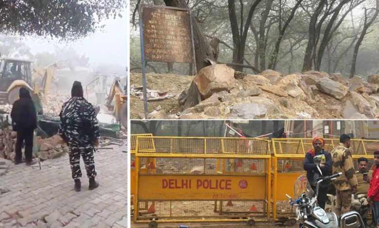 فجر کی اذان سے قبل دہلی کی 600 سالہ مسجد کو شہید کردیا گیا