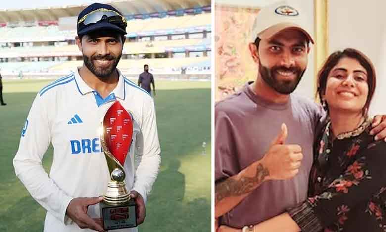 والد کے متنازعہ بیان کے بعد جڈیجہ نے بہترین پلیئر کا ایوارڈ اہلیہ کے نام کردیا