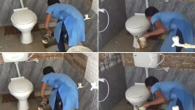 طلباء سے اسکول ٹوائلٹ صاف کروانے کا ایک اور ویڈیو وائرل (ویڈیو)