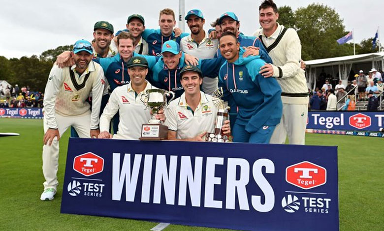 آسٹریلیا نے دوسرے ٹیسٹ میں نیوزی لینڈ کو تین وکٹوں سے شکست دی