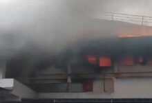 حیدرآباد کے کاٹے دھن کی بسکٹ فیکٹری میں بڑے پیمانہ پر آگ لگنے کا واقعہ