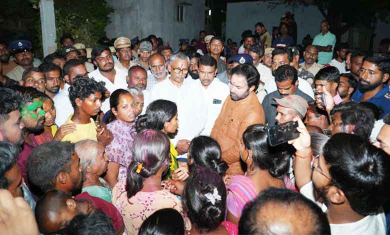 دو گروپوں میں تصادم کے بعد مرکزی وزیر کشن ریڈی کا دورہ چنگی چرلہ