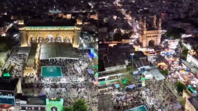 رمضان المبارک کے پہلے دہے کا اختتام۔ حیدرآباد کی مساجد میں روح پرورمناظر