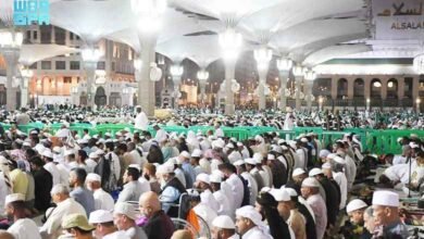 رمضان المبارک کا پہلا ہفتہ،مسجد نبویؐ میں زائرین کی تعداد 50 لاکھ سے تجاوز کرگئی