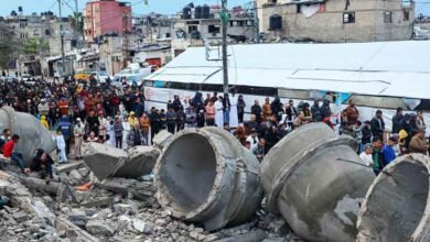 جنگ اور اپنوں کی جدائی و فاقہ کشی کے درمیان غزہ کے مظلوم اور بے گھر فلسطینیوں نے بھی عید منائی