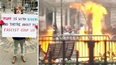ٹرمپ کیخلاف جاری سماعت کے دوران امریکی شہری نے عدالت کے باہر خود کو آگ لگالی (ویڈیو)
