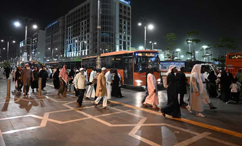 مدینہ بس سروس سے رمضان میں 5 لاکھ سے زائد زائرین مستفید