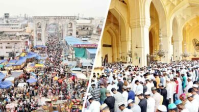 رمضان کی رخصتی، حیدرآباد میں آخری عشرہ میں عبادات اورعید کی خریداری میں اضافہ