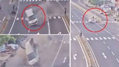 ہائی وے پر خوفناک سڑک حادثہ،5 افراد ہلاک (دل دہلادینے والی ویڈیو وائرل)