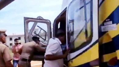 ٹاملناڈو میں راہول گاندھی کے ہیلی کاپٹر کی تلاشی(ویڈیو)