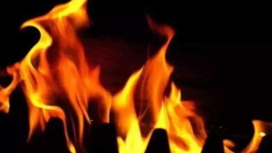 تلنگانہ کے ضلع سنگاریڈی میں فٹ ویر شاپ میں آگ لگ گئی