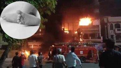  دہلی کے چائلڈ کیئر اسپتال میں زبردست آگ لگنے سے سات نوزائیدہ بچوں کی موت