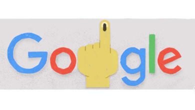 انٹرنیٹ سرچ انجن گوگل نے اپنے ہوم پیج پر الیکشن ڈوڈل پیش کیا