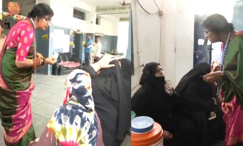 مسلم خواتین کے چہرہ سے نقاب ہٹانے پر حیدرآباد لوک سبھا کی بی جے پی امیدوار مادھوی لتا کے خلاف ایف آئی آر
