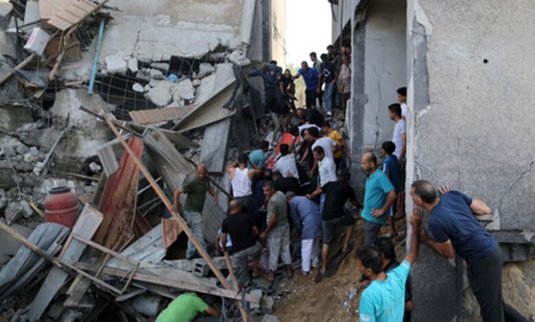 غزہ کے پناہ گزین کیمپ پر اسرائیلی فضائی حملہ میں 40 افراد شہید