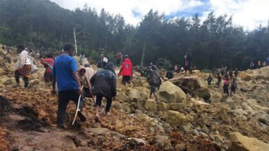 بریکنگ: پاپوا نیوگنی میں خطرناک لینڈ سلائیڈنگ، 2 ہزار سے زائد افراد زندہ دفن
