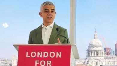 میئر لندن صادق خان کا فلسطین میں فوری طور پر جنگ بندی کا مطالبہ