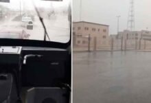 سعودی عرب میں موسلادھار بارش‘ سیلابی صورتحال