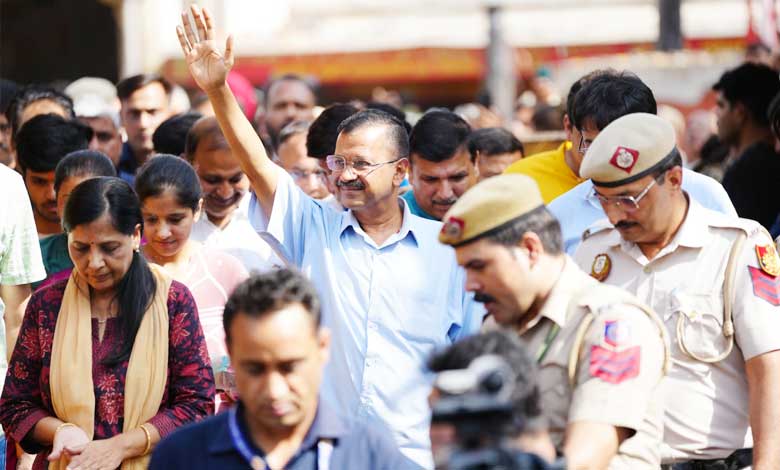 عدالت نے کیجریوال کو خودسپردگی کے بعد عدالتی تحویل میں بھیج دیا