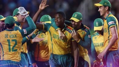 جنوبی افریقہ نے بنگلہ دیش کو آخری گیند پر چار رنز سے شکست دے دی