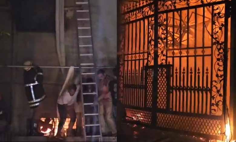 پرانا شہر حیدرآباد کے کلثوم پورہ میں چار منزلہ عمارت میں آگ۔ ایک لڑکی جھلس کر ہلاک، 4 افراد شدید طور پر جھلس گئے