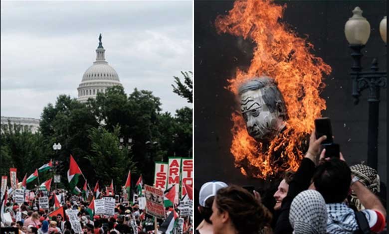 ویڈیو: نیتن یاہو کا کانگریس سے خطاب، ہزاروں امریکی احتجاج کیلئے پہنچ گئے
