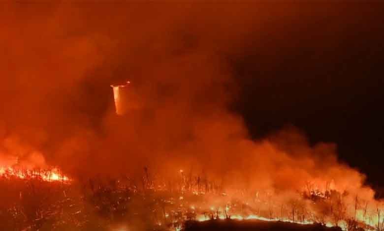 کیلیفورنیا کے جنگلات میں لگی آگ بے قابو، ہزاروں افراد کا انخلا