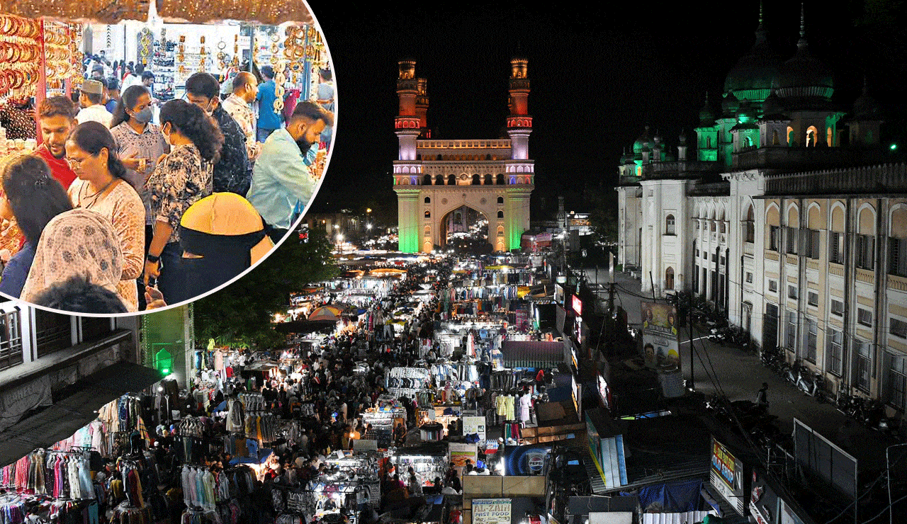 حیدرآباد میں رمضان کا جادو: ہلچل سے بھرے بازار اور خریداری کا رش!