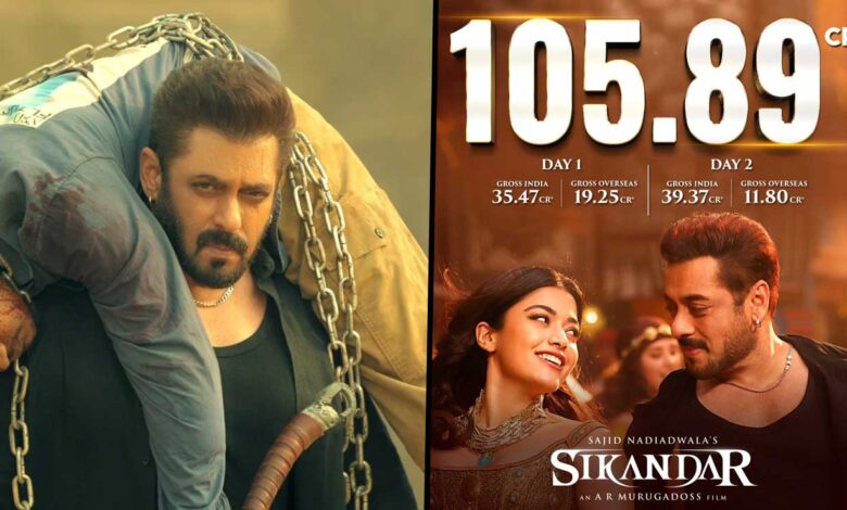 سلمان خان کی فلم سکندر نے ہندوستانی مارکیٹ میں 100 کروڑ سے زائد کی کمائی کی