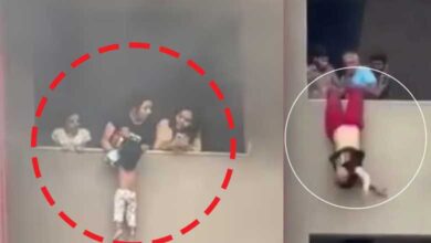 Ahmedabad apartment fire: احمد آباد کے رہائشی اپارٹمنٹ میں خوفناک آگ؛ رہائشیوں نے بالکونیوں سے لٹک کر بچائی جان