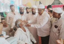 جے جے آر فنکشن ہال محبوب نگر میں عازمین حج کیلئے ٹیکہ اندازی کیمپ کا انعقاد
