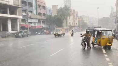 حیدرآباد کے مختلف علاقوں میں بارش، موسم خوشگوار