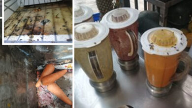 حیدرآباد میں جوس شاپس بے نقاب: گندگی، زنگ آلود اوزار اور بغیر لائسنس کاروبار
