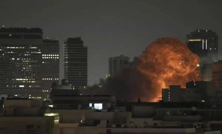 ایران نے اسرائیل پر داغے میزائل